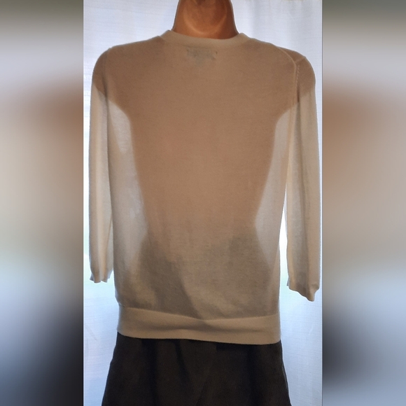 Banana Republic Cream and Black Cardigan Sweater - Picture 4 of 9